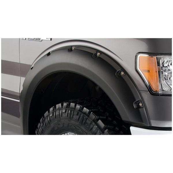 Bushwacker FRONT PAIR ONLY/11-16 FORD SUPER DUTY HD POCKET STYLE FLARES 20083-02
